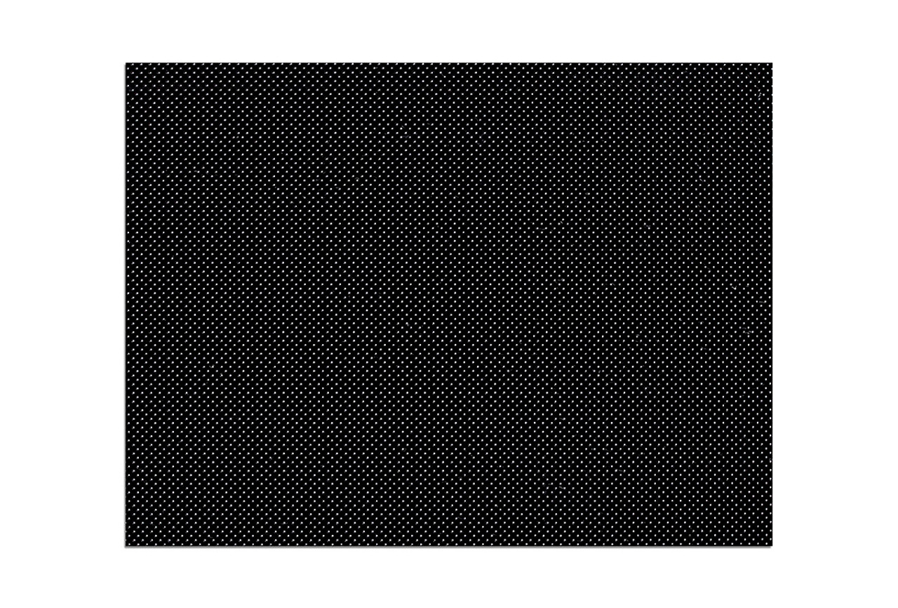 Orfit¨ Colors NS, 18" x 24" x 1/12", micro perforated 13%, dominant black, case of 4