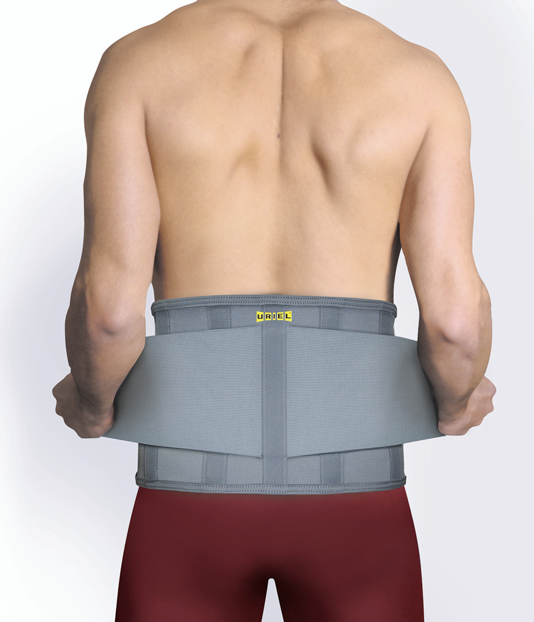 Uriel Lumbar Belt, Gray, Medium