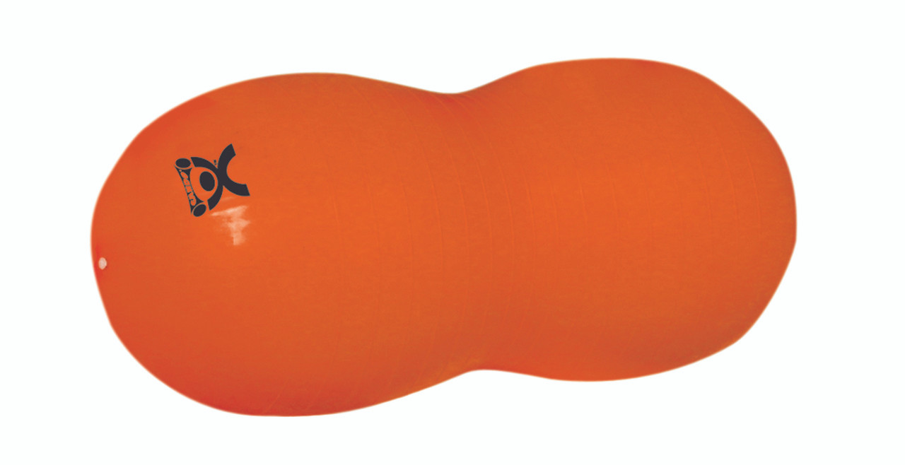 CanDo¨ Inflatable Exercise Saddle Roll - Orange - 20" Dia x 39" L (50 cm Dia x 100 cm L)