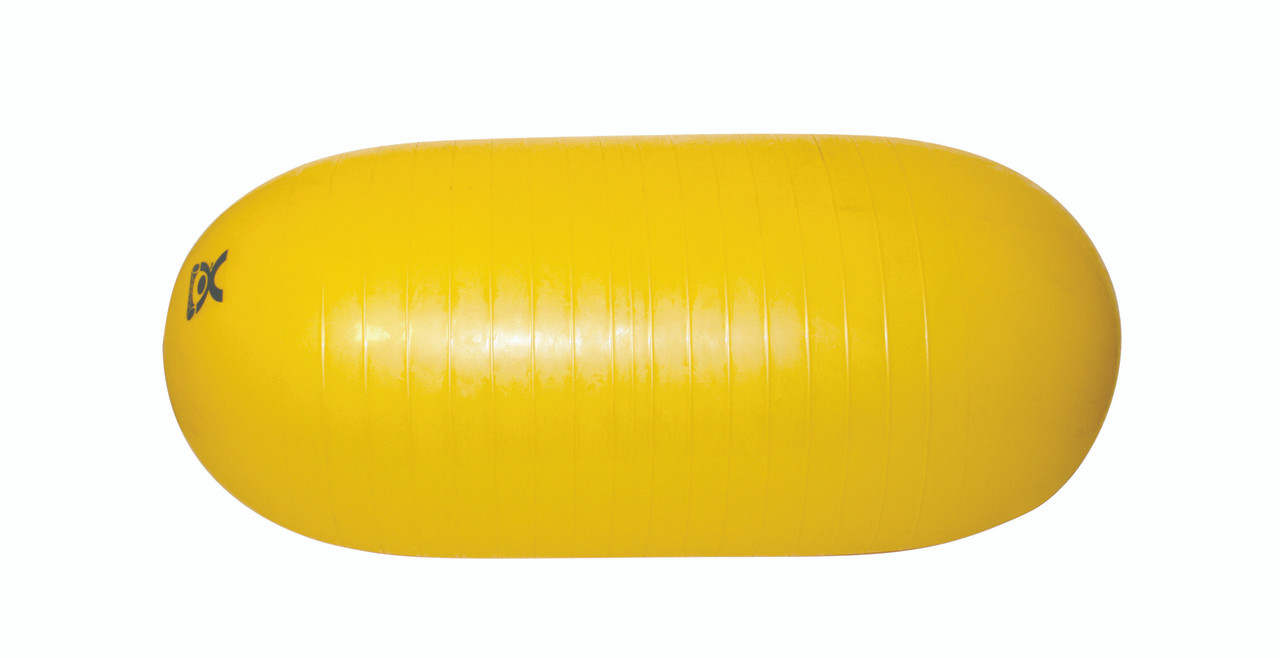 CanDo¨ Inflatable Exercise Straight Roll - Yellow - 16" Dia x 35" L (40 cm Dia x 90 cm L)