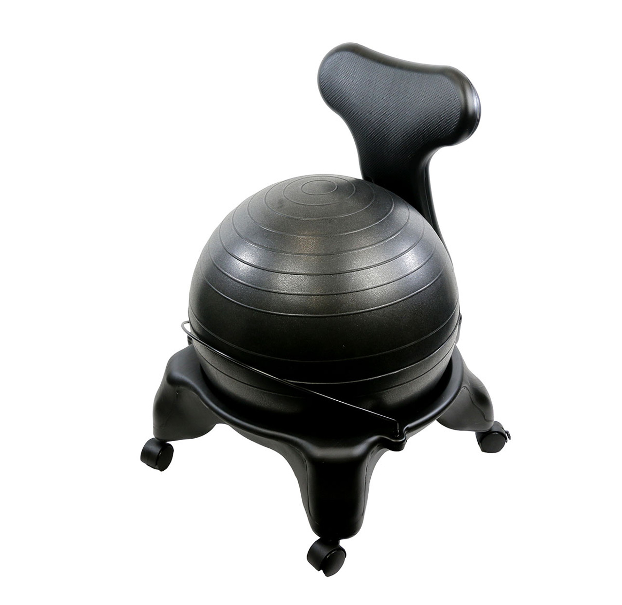 CanDo¨ Ball Chair - Plastic - Mobile - with Back - Adult Size - with 20" Ball