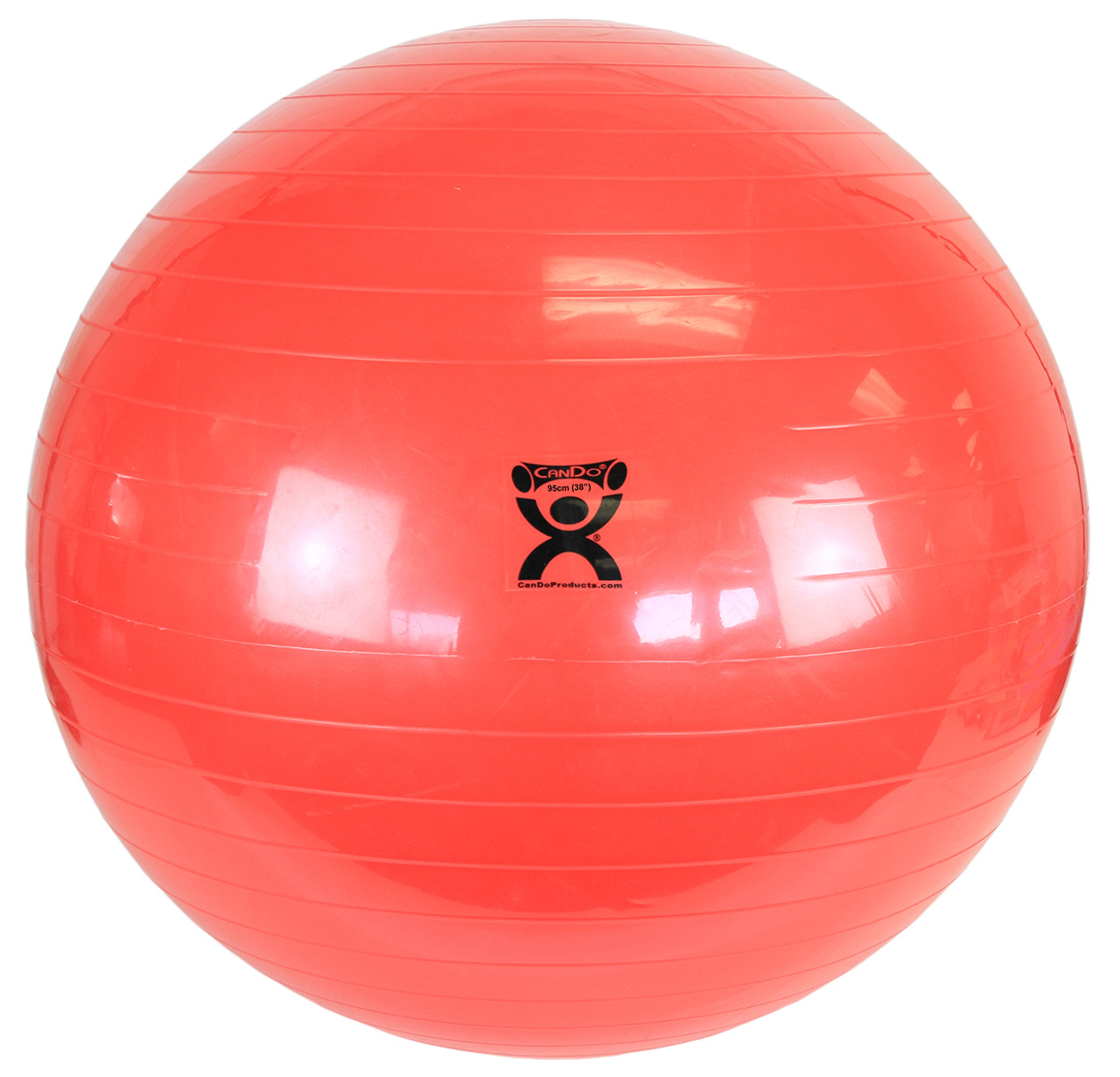CanDo¨ Inflatable Exercise Ball - Red - 38" (95 cm)