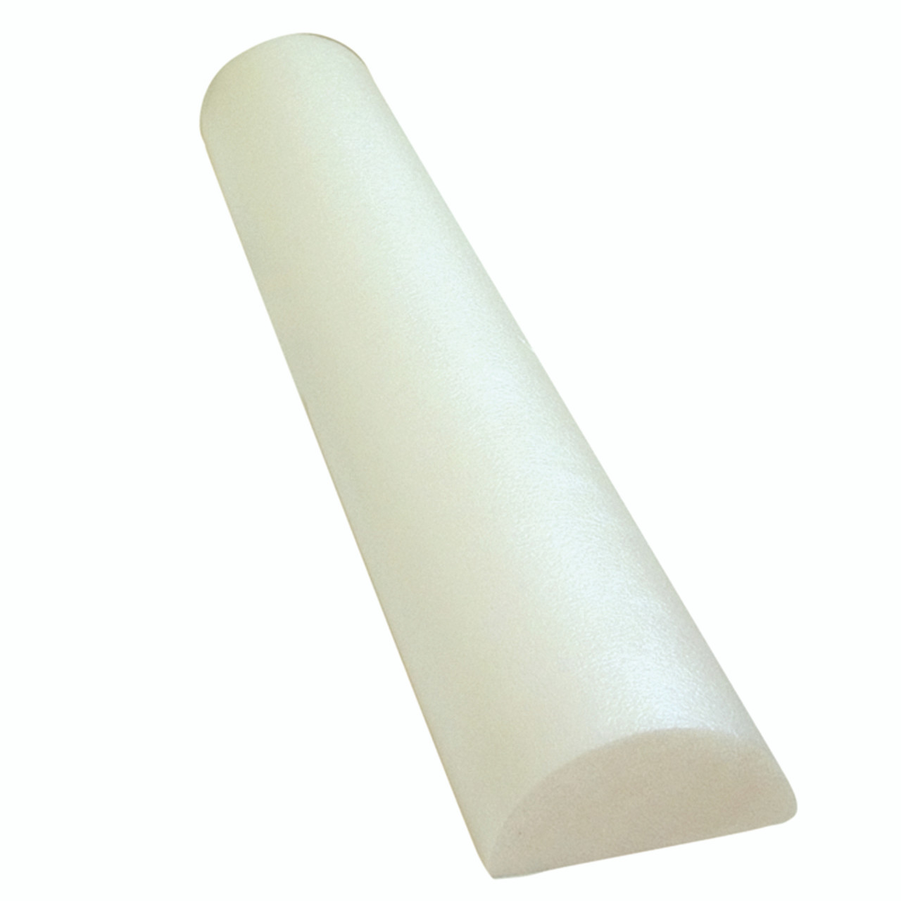 CanDo¨ Foam Roller - White PE foam - 6" x 36" - Half-Round - Case of 24