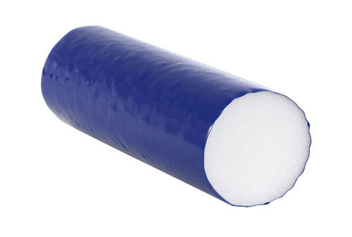 CanDo¨ Foam Roller - PE foam, Blue TufCoat¨ Finish - 4" x12" - Round