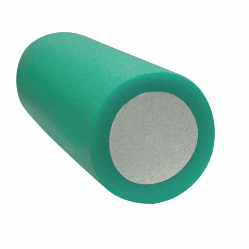 CanDo¨ 2-Layer Round Foam Roller - 6" x 15" - Green - Medium