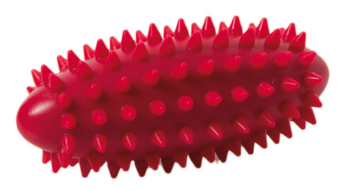 Knobbed Ball Long - 4.35" x 2.0" - Red