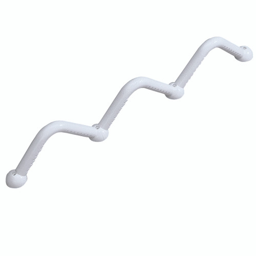 Grab bar, multi-level, plastic, 25"