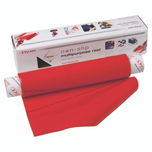 Dycem¨ non-slip material, roll, 8"x6-1/2 foot, red