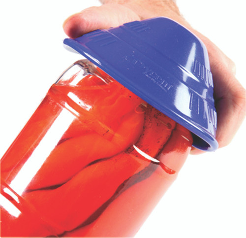 Dycem¨ non-slip cone-shaped jar opener, 4-1/2" diameter, blue
