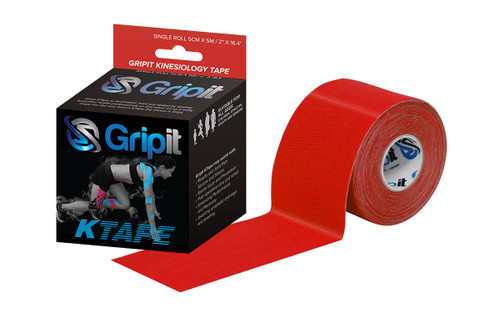 Gripit KTAPE, 2" x 5.5 yds, Red