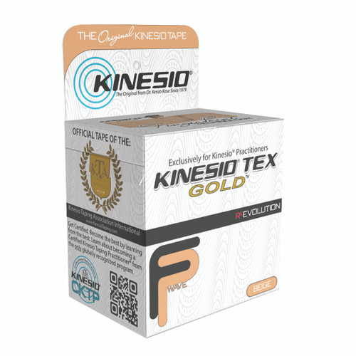 Kinesio¨ Tape, Tex Gold FP, 2" x 5.5 yds, Beige, 6 Rolls