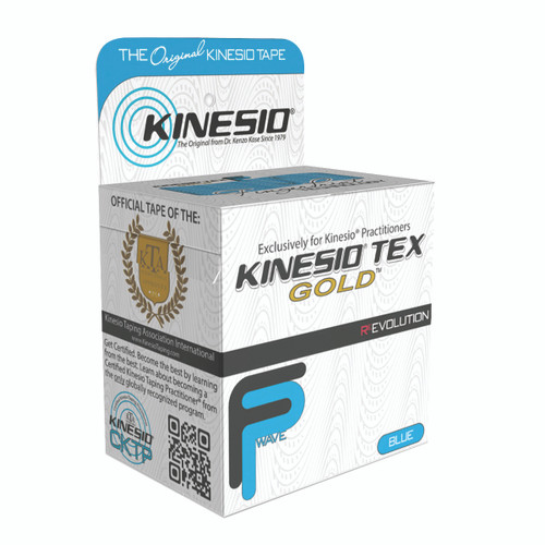 Kinesio¨ Tape, Tex Gold FP, 2" x 5.5 yds, Blue, 6 Rolls