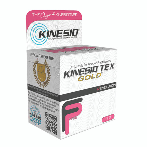 Kinesio¨ Tape, Tex Gold FP, 2" x 5.5 yds, Red, 6 Rolls