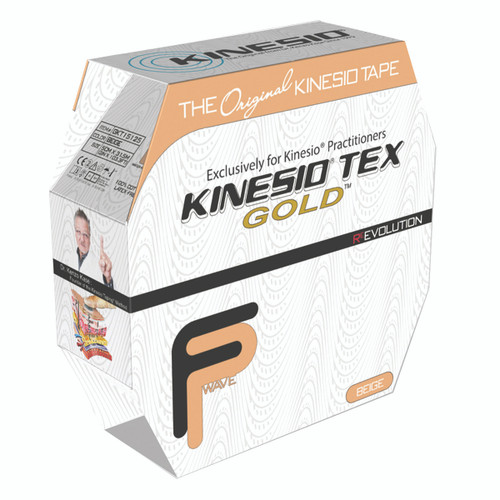 Kinesio¨ Tape, Tex Gold FP, 2" x 34 yds, Beige, Bulk Roll