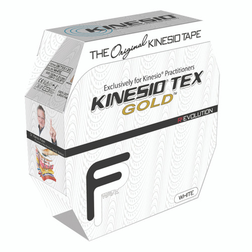 Kinesio¨ Tape, Tex Gold FP, 2" x 34 yds, White, Bulk Roll