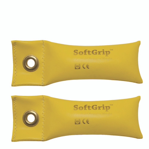 CanDo¨ SoftGrip¨ Hand Weight - 1 lb - Yellow - pair