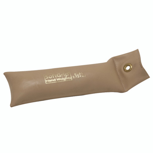 CanDo¨ SoftGrip¨ Hand Weight - 6 lb - Tan