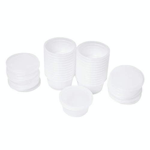 containers and lids ONLY for 2 oz putty (25 each)