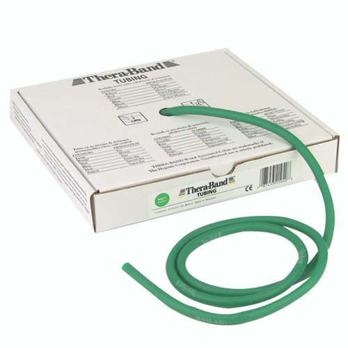 TheraBand¨ exercise tubing - 25' roll - Green - heavy