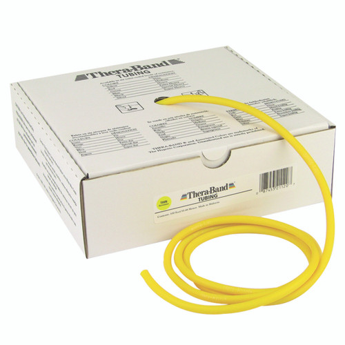 TheraBand¨ exercise tubing - 100 foot roll - Yellow - thin