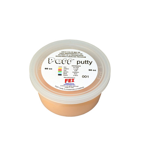 Puff LiTEª Exercise Putty - xx-soft - tan - 60cc