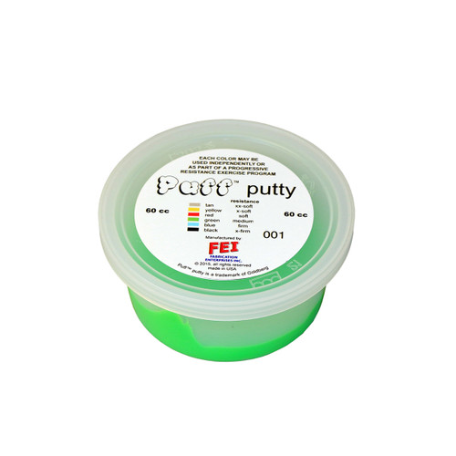 Puff LiTEª Exercise Putty - medium - green - 60cc