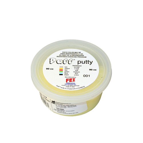 Puff LiTEª Exercise Putty - x-soft - yellow - 90cc