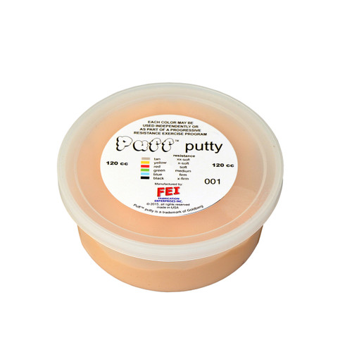 Puff LiTEª Exercise Putty - xx-soft - tan - 120cc