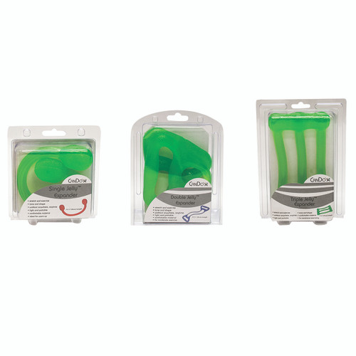 CanDo¨ Jellyª Expander Single, Double and Triple Exerciser Kit - green - medium