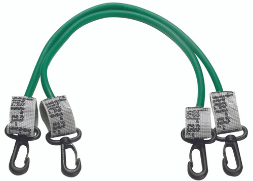 TheraBand¨ exercise station accessory, 18" green (moderate) tubing with connectors