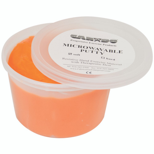 CanDo¨ Microwavable Theraputty¨ Exercise Material - 1 lb - Orange - Soft