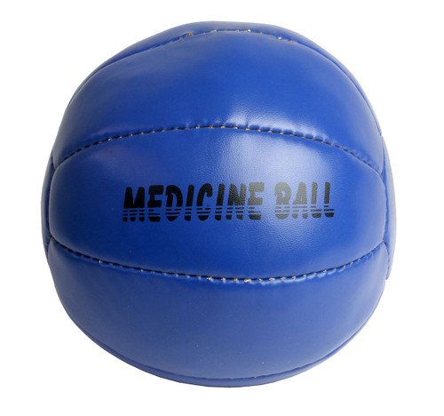 7.5in Plyometric/medicine ball 4kg, 8.8 lb, blue