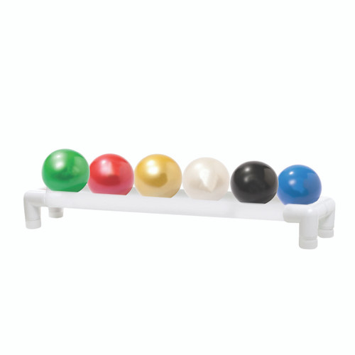 TheraBand¨ Soft Weightsª ball - 6-piece set (1 each: tan, yellow, red, green, blue, black), with 1-tier rack