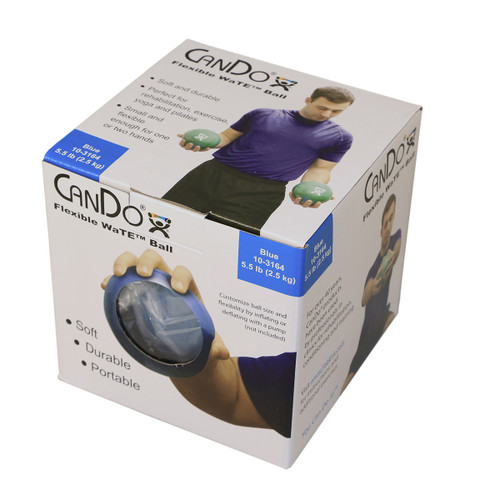 CanDo¨ WaTEª Ball - Hand-held Size - Blue - 5" Diameter - 5.5 lb