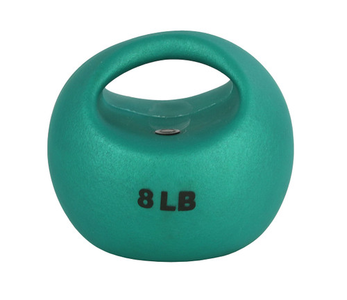 CanDo¨ One Handle Medicine Ball - 8 lb - Green