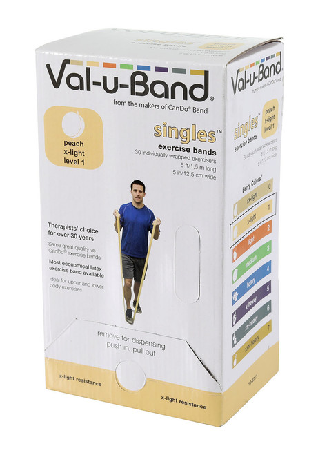 Val-u-Band¨ - Low Powder - 5-foot strip - 30-piece dispenser - peach (level 1/7)