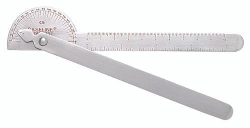 Baseline¨ Metal Goniometer - 180 Degree Range - 6 inch Legs - Robinson, 25-pack