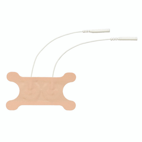 Freedom-Stimª Dysphagia electrode - tan foam, 2"x3.5" butterfly w/lead, 12 treatments