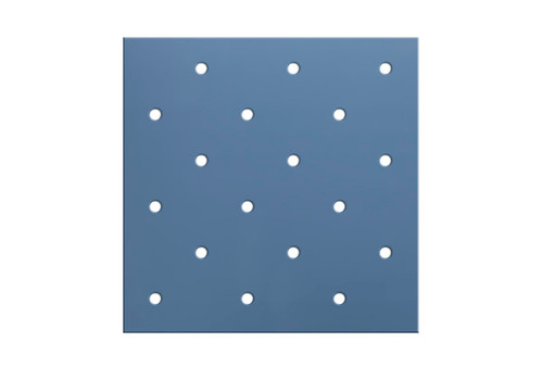 Orfilight¨ Atomic Blue NS, 18" x 24" x 1/8", mini perforated 3.5%