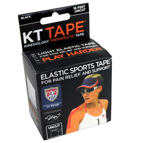 KT¨ tape, 2"x16' black set of 8 rolls (classic)