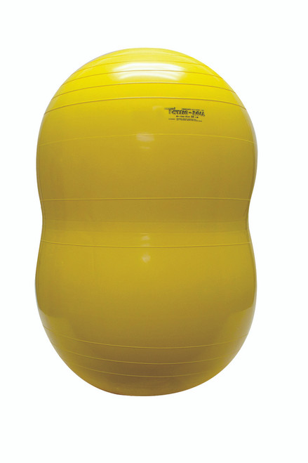 PhysioGymnicª Inflatable Exercise Roll - Yellow - 22" (55 cm)