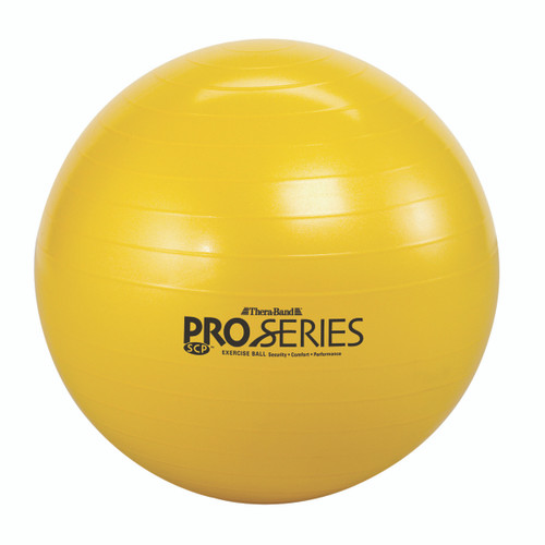 TheraBand¨ Inflatable Exercise Ball - Pro Series SCPª - Yellow - 18" (45 cm), Retail Box