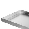 Underside of the Stainless Steel fire pit cover for 30" x 10" burner pan