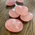 Premium Rose Quartz palm stone.
Rose Quartz: Supports emotional and relationship healing.