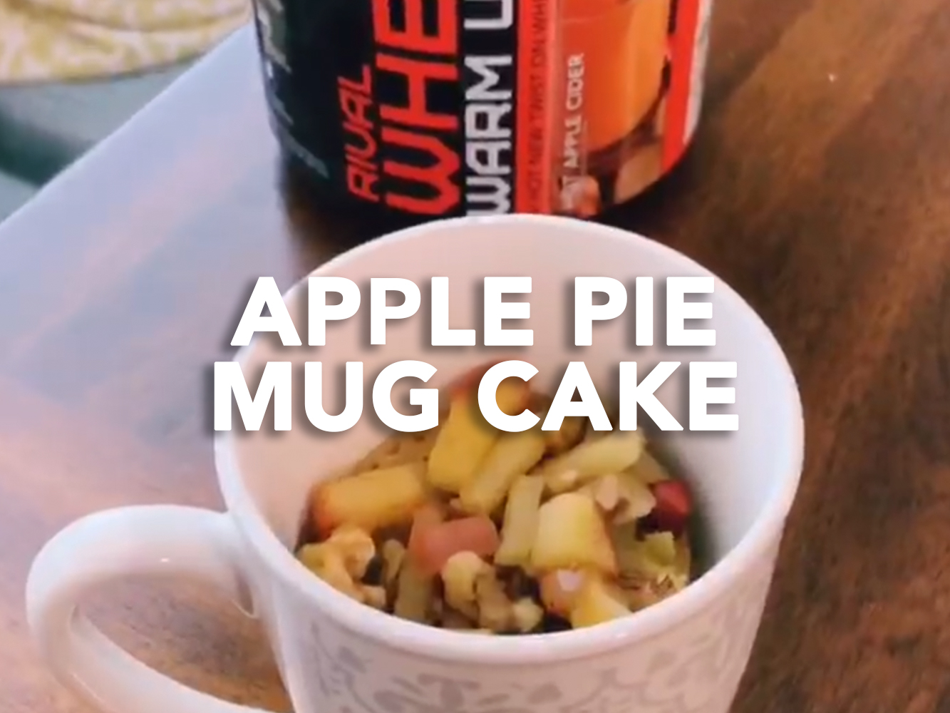 Apple Pie Mug Cake