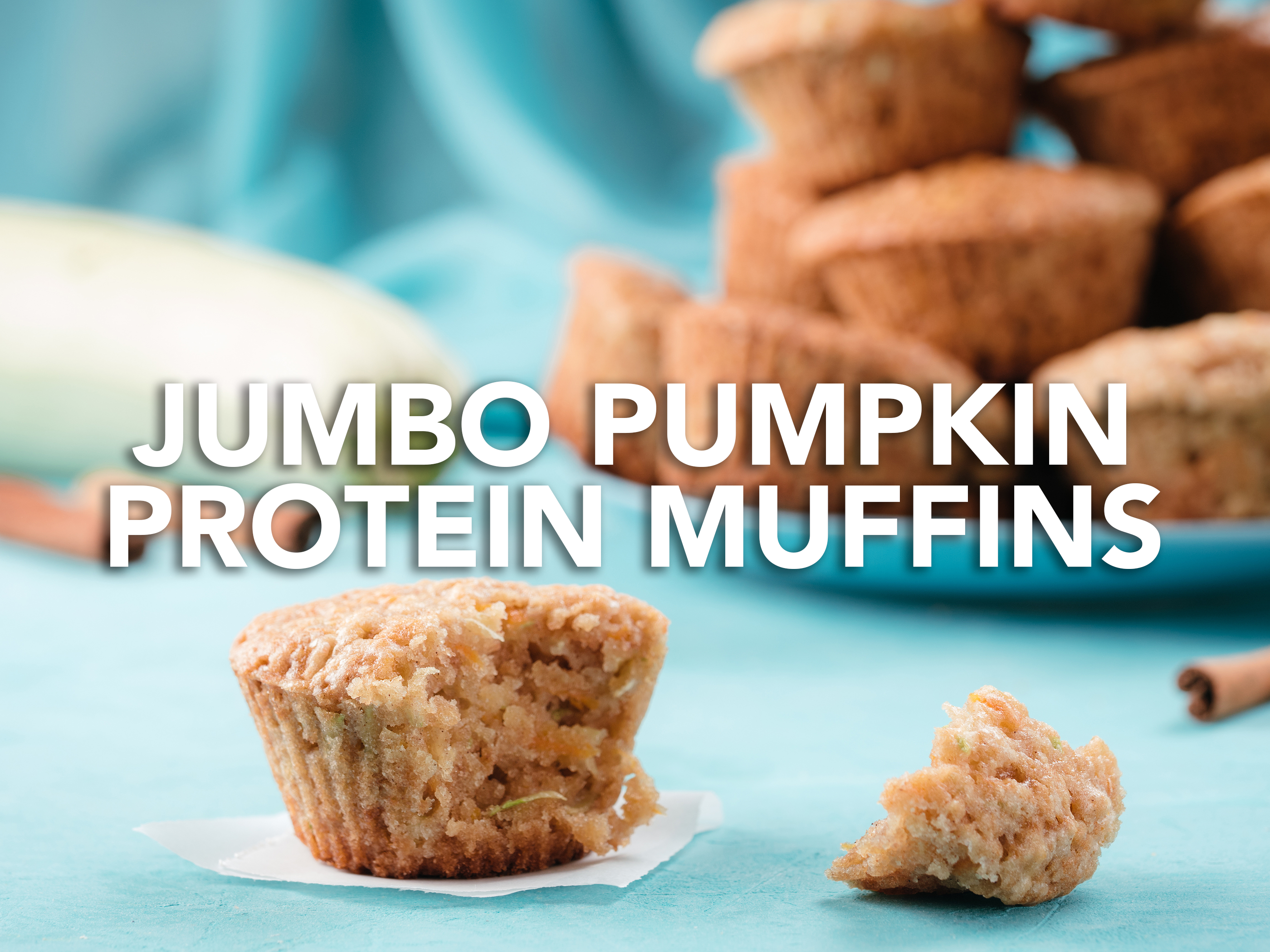 Jumbo Pumpkin Protein Muffins!