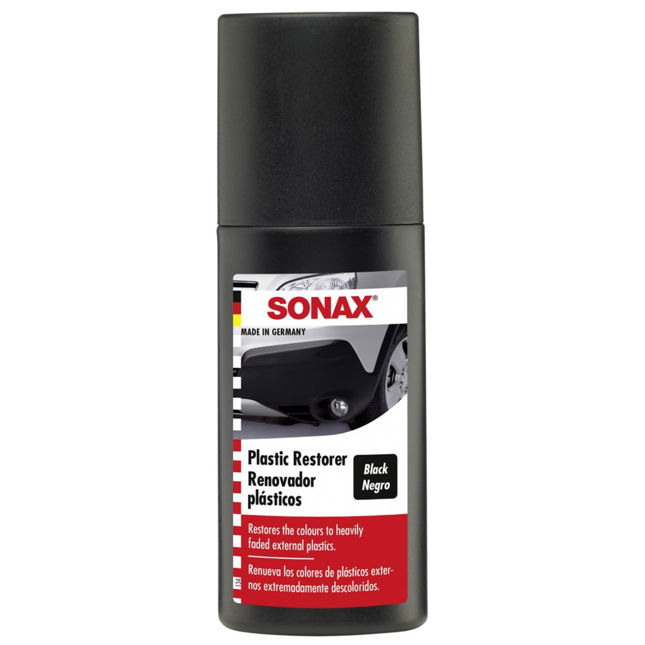 SONAX Plastic restorer black 100ml - Sonax Detailing Academy UK