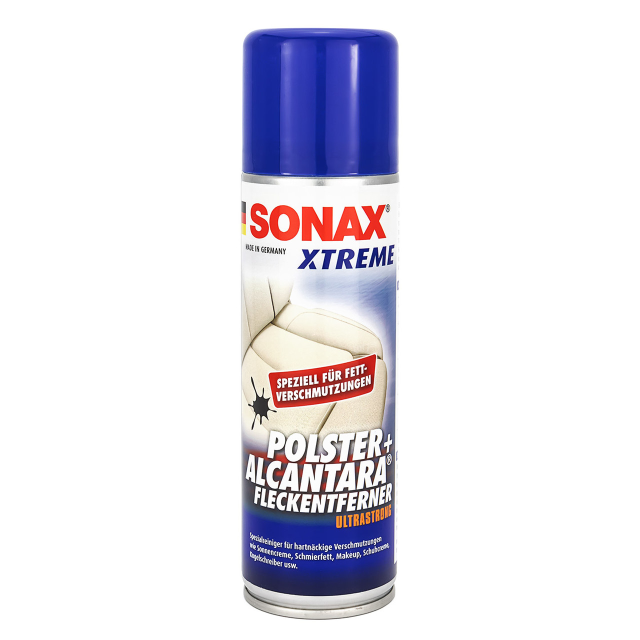 Upholstery & Alcantara Cleaner (206141) by Sonax XTREME with Hand Wipe 8.45  fl. oz 