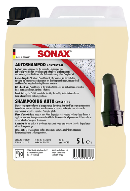 SONAX Gloss shampoo concentrate 5L