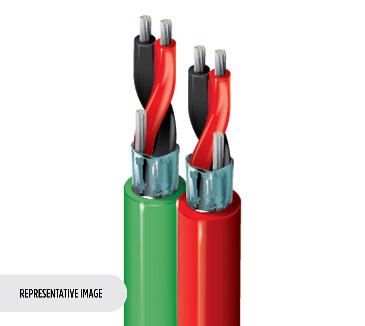 Belden 9451D Line Level Audio Cable, 2 Parallel Pr 22 Str TC, O/A